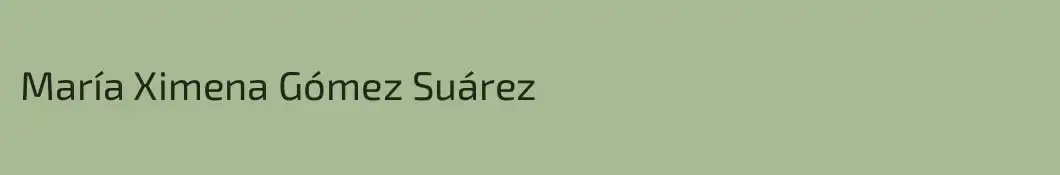 María Ximena Gómez Suárez